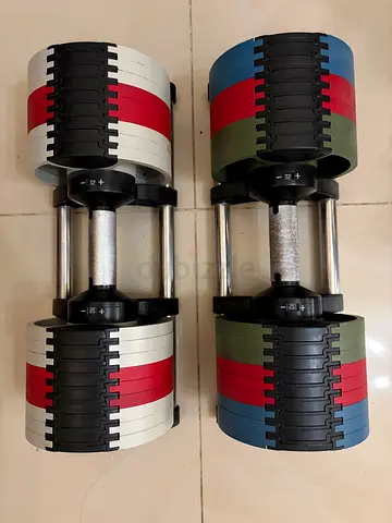 Pair of 32 KG adjustable dumbbells ( 32 KG + 32 KG)