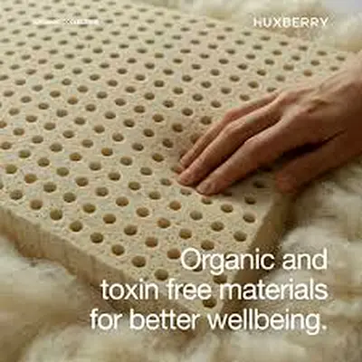Huxberry Aspen Organic Latex Queen Mattress – 150 × 200 cm (Medium)