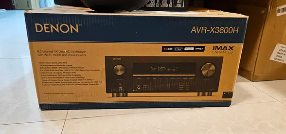 Denon AVR-X3600H 9.2 Channel AV Receiver - Brand New in Box