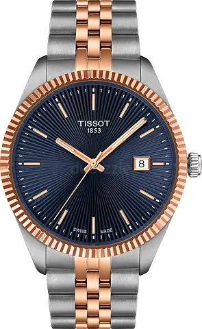 Tissot Ballade Mens Blue Analog Watch 40mm T1564102204100