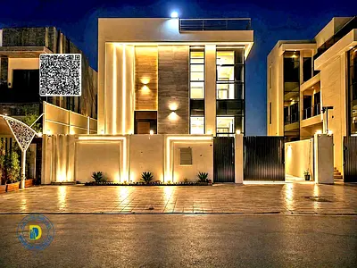 For sale: Al Yasmin villa, 6BR, with pool and roof, freehold, bank financing