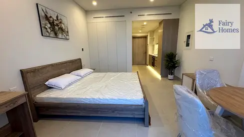 Golf Course View Studio | Furnished | Balcony | Dubai Sports City