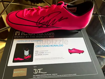 Cristiano Ronaldo signed Boot