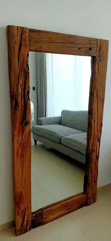 Marina Home Railway Wood Mirror