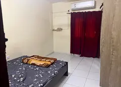Fully furnished family flat available for ajman rashidiya 3 near achayans restaurant