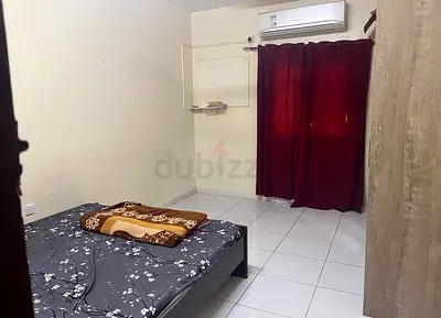 Fully furnished family flat available for ajman rashidiya 3 near achayans restaurant