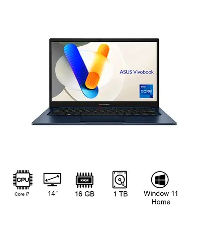 Asus Vivobook, 14 inch ,Core i7, 1355U Processor 16GB Ram/1TB SSD Intel