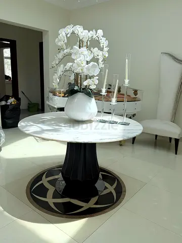 Round Marble Dining Table