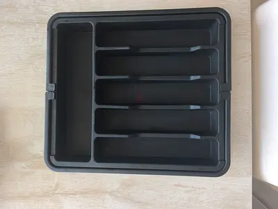 Silverware Drawer Organizer, Expandable Utensil Tray for Kitchen, BPA Free Flatware 6 Compartments