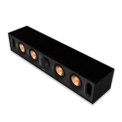 Center Channel Speaker - Klipsch R30C 4-Driver Black Wooden Enclosure