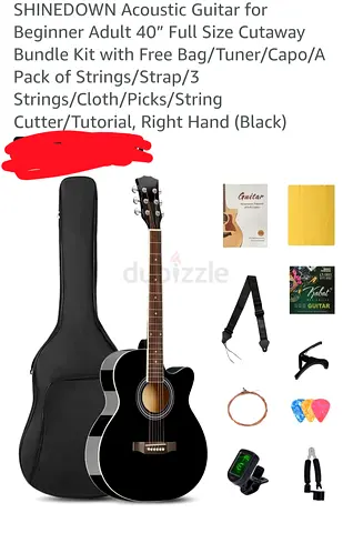 Acoustic Guitar for Beginner Adult 40” Full Size