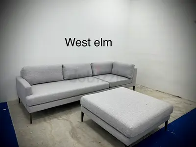 Like new condition west elm sofa
