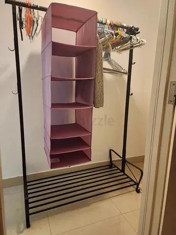 Sturdy metal clothing rack