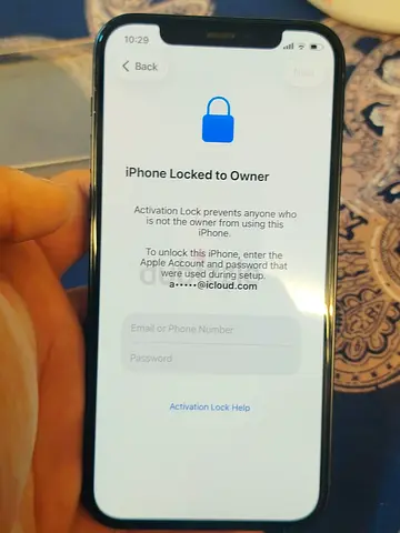 iPhone 12 (Black) ICloud Locked
