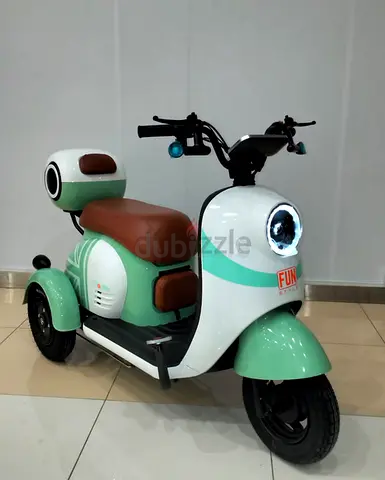 Electric tricycle wheel scooter with baby seat 48 v