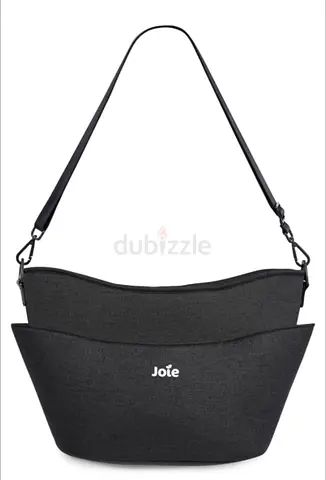 Joie stroller organizer / diaper bag pocket - black / Rain Cover