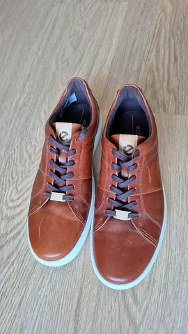 ECCO Mens Soft Classic leather sneakers
