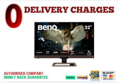 BenQ 32 inch Bezel-Less HDR 400 IPS Entertainment Monitor- 1 Year Warranty