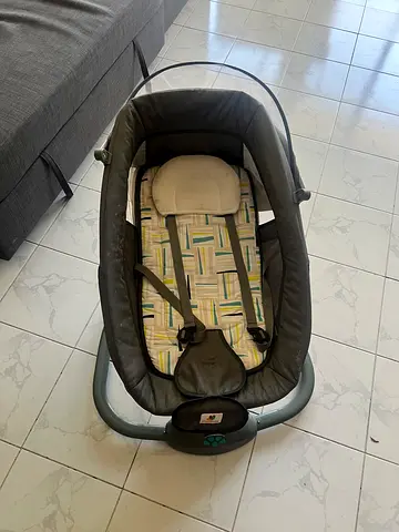Used baby rocker/bumper seat with harness - good condition