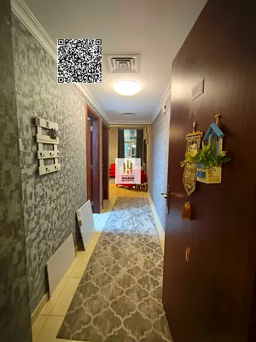 For sale in Ajman, one bedroom and living room, immediate occupancy, furnished, with parking, gym, and swimming pool. 395,000 AED cash. Orient Towers.