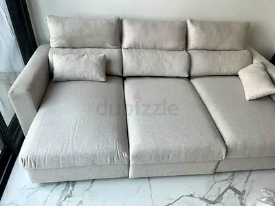 Ikea eskilstuna L shape sofa under storage