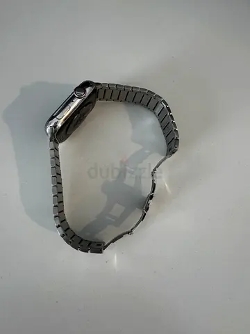 Apple Watch 8 45mm stainless steel, with stainless steel strap and original white strap