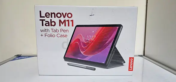 Lenovo Tab M11 4GB/128GB LTE with Tab Pen + Folio Case – Brand New Sealed
