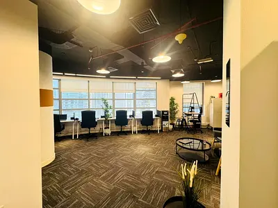 Fully Furnished Office | Bugatti Residences View | 1,047 sqft | Ready to Move | Silver Tower
