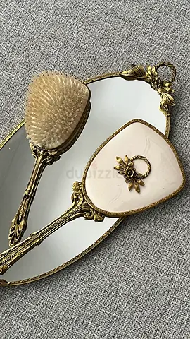 French Antique Vanity Dresser Set, 3 Pieces