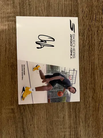 Signed Skechers Basketball Promo Card — OG Anunoby (Autograph)