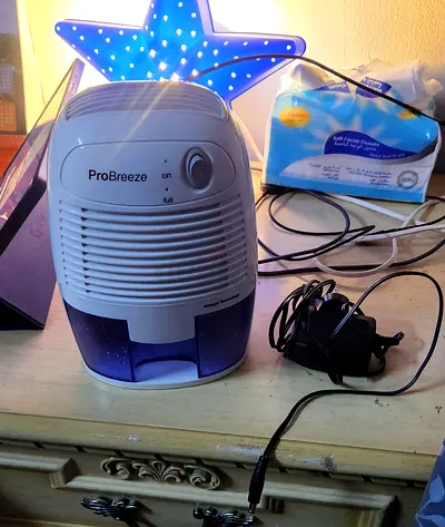 ProBreeze Mini Dehumidifier - Compact, Plug  Play