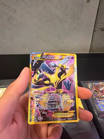 Pokémon Alakazam EX Full Art Card - Collectible Trading Card