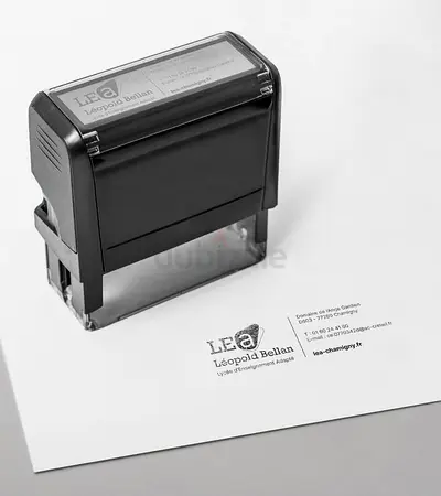 Pre-Inked Self-Stamp / Office Address Stamp - Good Condition