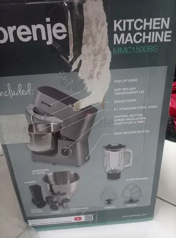 Brand New Gorenje Kitchen Machine MMC1500BS