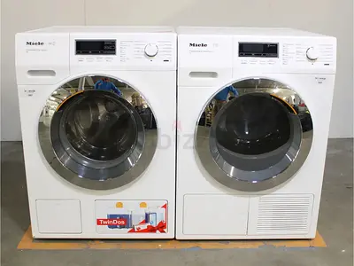 MIELE latest model seprate 9 kg washer and 9 kg dryer set freestanding