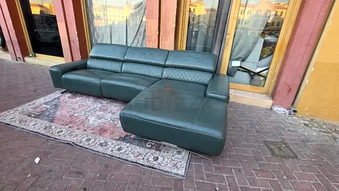 Selling Premium Quality real leather electric recycliner lshape sofa From Koila living brand