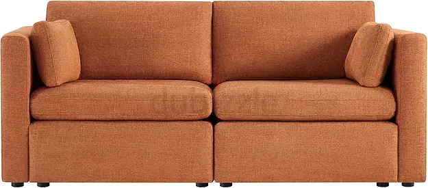 Modern compact loveseat sofa