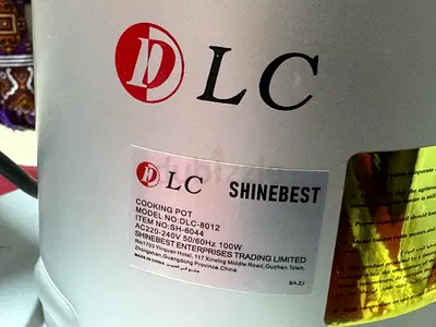 DLC Shinebest Electric Cooking Pot - 1000W (Good Working Condition)