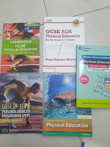 Set of GCSE/IGCSE Physical Education Textbooks and Workbooks