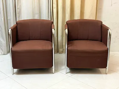 Samoa Poltrona Cromata Bracc Arm chairs