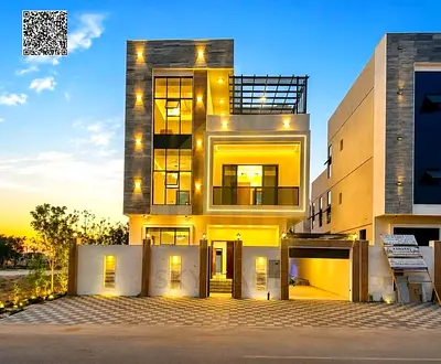 vila Modern Luxury 6 Bedrooms Two Floors & Roof with Super Deluxe Finishes, Includes Registration Fees, Water, Electricity & Air Conditioning, Prime
