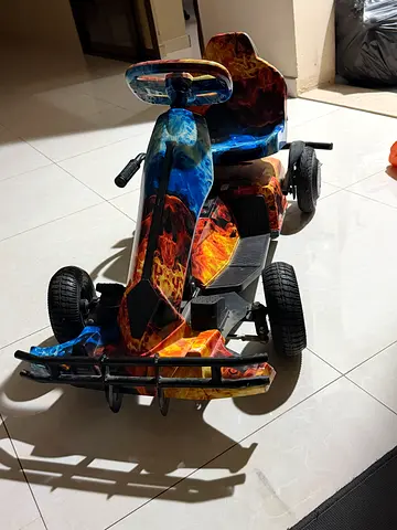 Electric ride-on toy car for kids — 4 wheel stroller/mini buggy