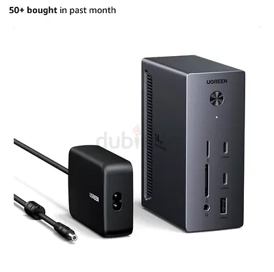 UGREEN 14 in 1 Revodok Pro USB C Docking Station, 3 Monitors 2HDMI  DP with 8K DP/4K HDMI, 100W PD,