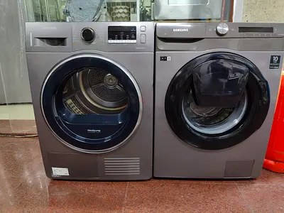 Samsung latest model 9 kg door in door washer and 9 kg heat pump dryer Separate set