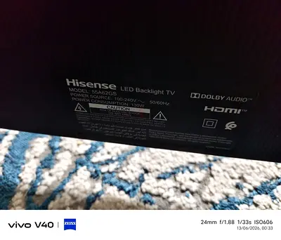 Hisense 55 LED Backlight TV (Model 55A62GS) - Good Working Condition