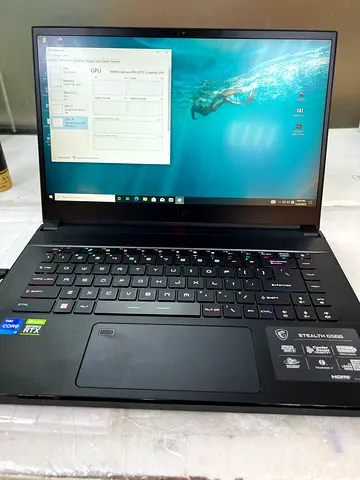 لاب توب msi بحاله جيده جدا بأمكانيات قويه لاب توب مخصص للاعمال الهندسيه والمونتاج القوى والالعاب