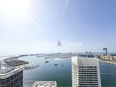 Exclusive|Corner 4BR+M|Palm,Sea and Marina View