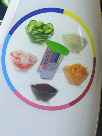 Multi-blade Vegetable Slicer / Grater - Compact Manual Chopper