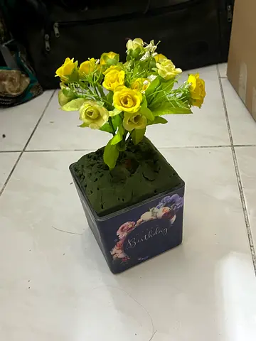 Birthday Glass Pot customize