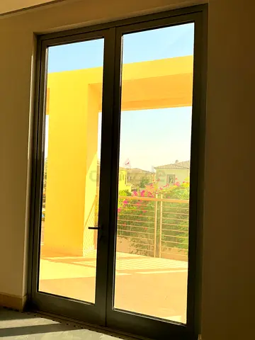 Large Aluminum  Glass Balcony Door - Excellent Condition
